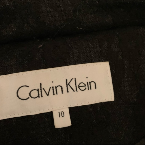 Calvin Klein Long Black Coat - Picture 5 of 8